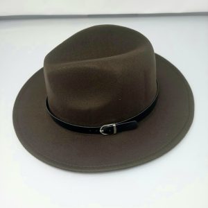 The Olive Belted Fedora