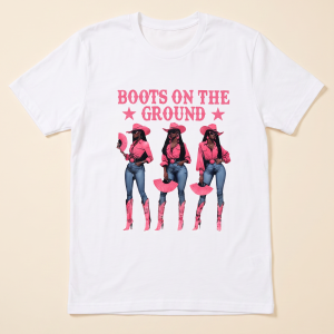 Boots on the Ground Tee, Rosé